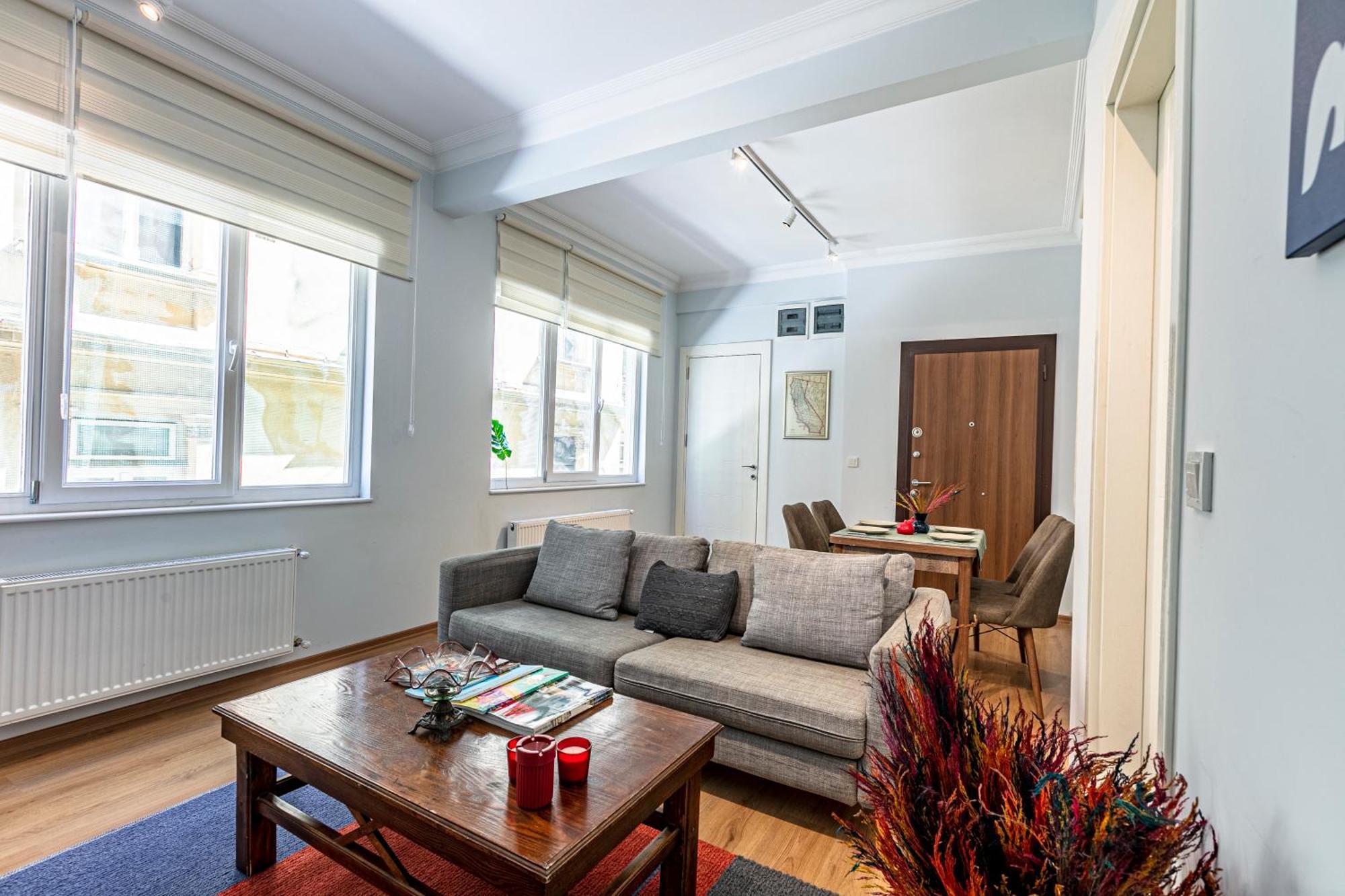Charming & Bright In Taksim Apartment